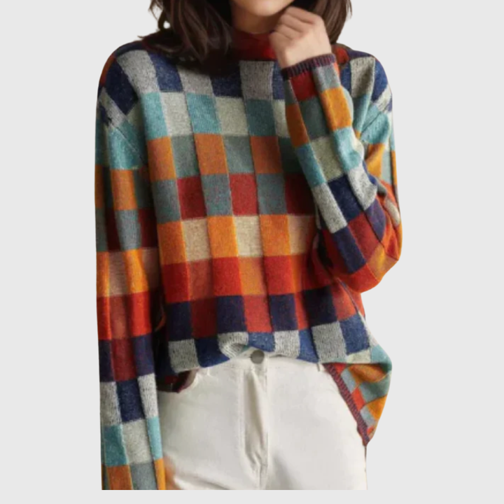 Françoise | Pohodlný svetr v retro stylu
