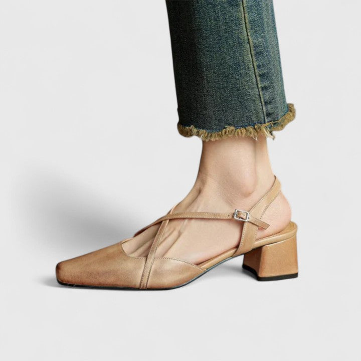 Evana - Elegantní sandály na podpatku