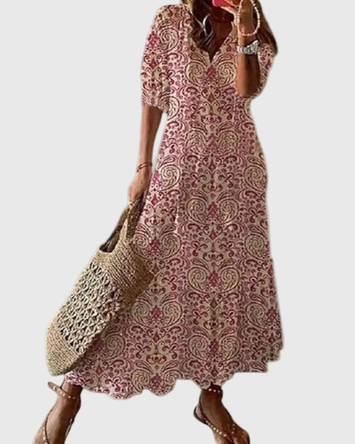 Amalia | Vintage boho letní maxi šaty