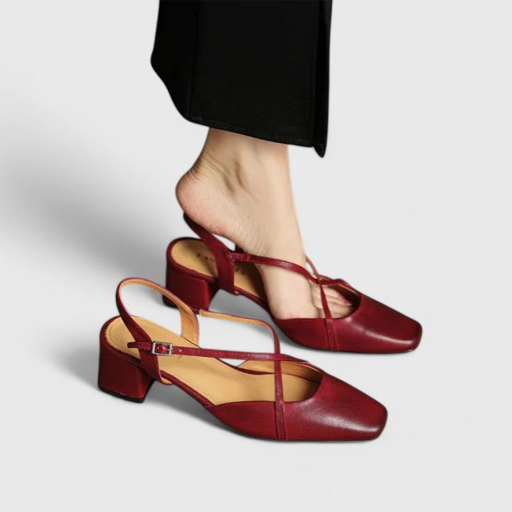 Evana - Elegantní sandály na podpatku