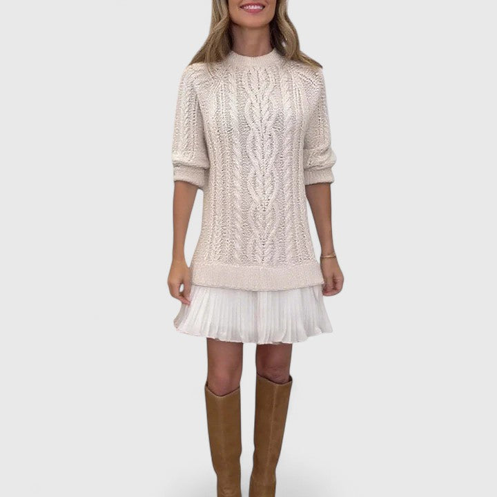 Ashlyndora - Elegantní svetrové šaty