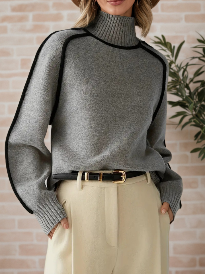 Donna | Elegantní svetr s vysokým límcem