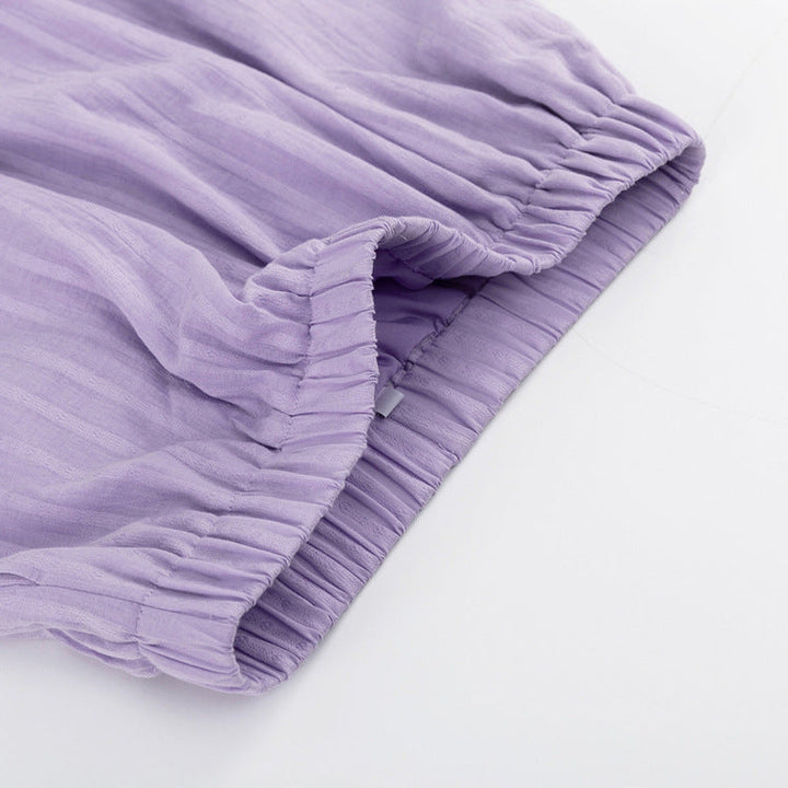 Viola - Set s knoflíkovanou košilí a vzdušnými šortkami