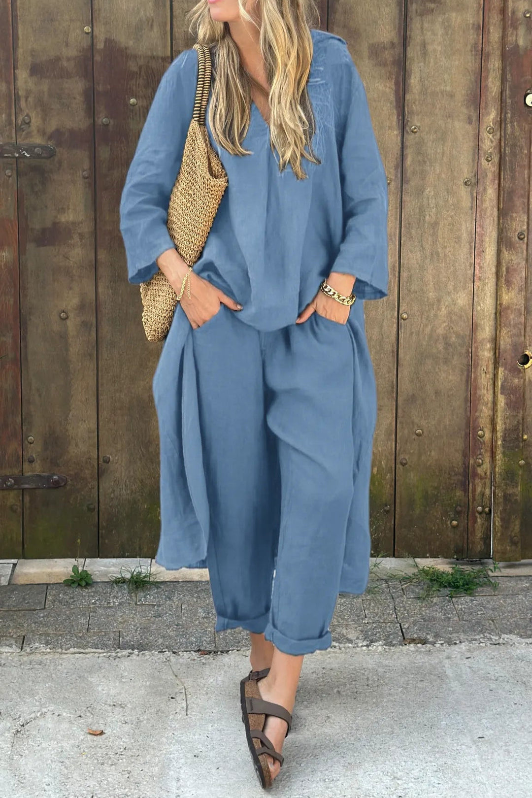 Vaelora - Souprava s elegantním splývavým střihem
