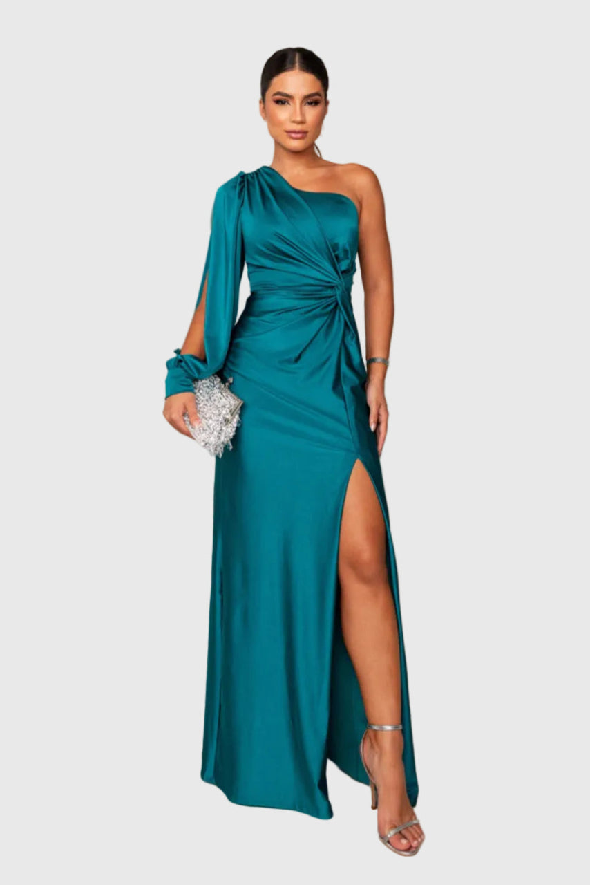 Melyssa | Elegantní splývavé maxi šaty na večer