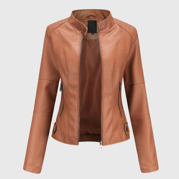 Giorgina™ - Elegantní kožený kabátek pro ženy