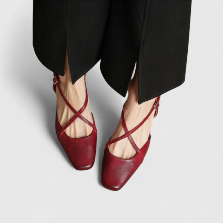 Evana - Elegantní sandály na podpatku