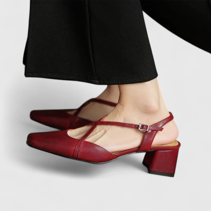 Evana - Elegantní sandály na podpatku