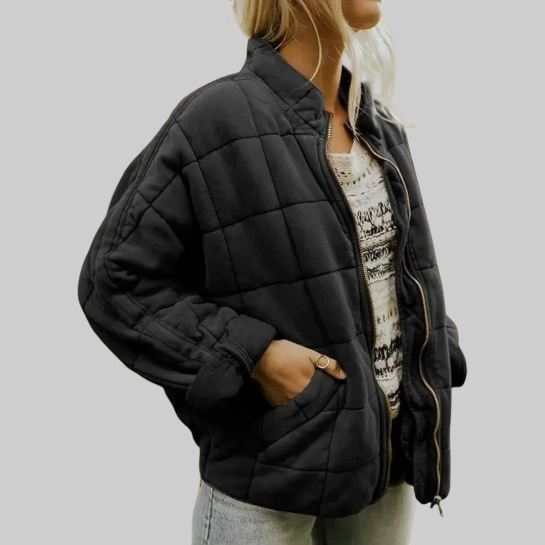 Josiane™ | Elegantní prošívaná bunda v oversizeovém stylu