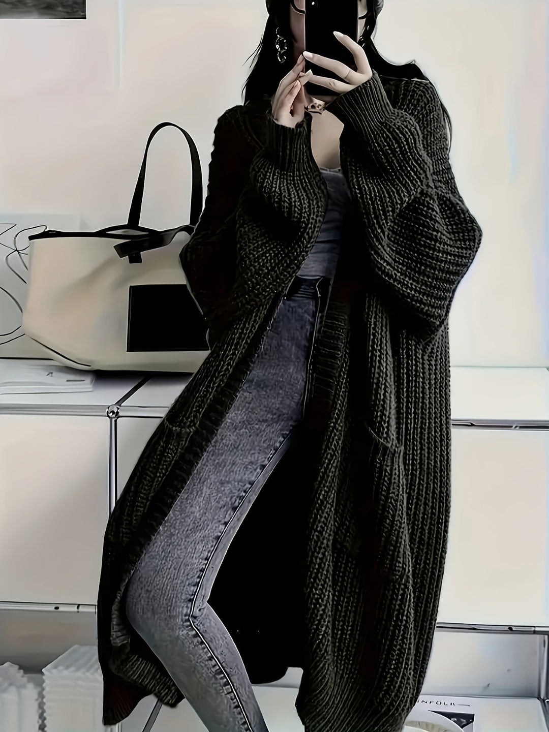 Alice | Hřejivý dlouhý kardigan pro sebevědomý styl