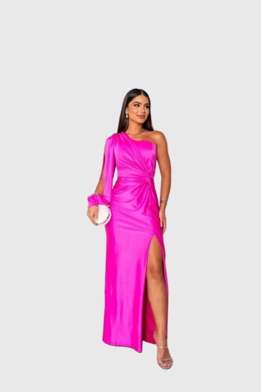 Melyssa | Elegantní splývavé maxi šaty na večer