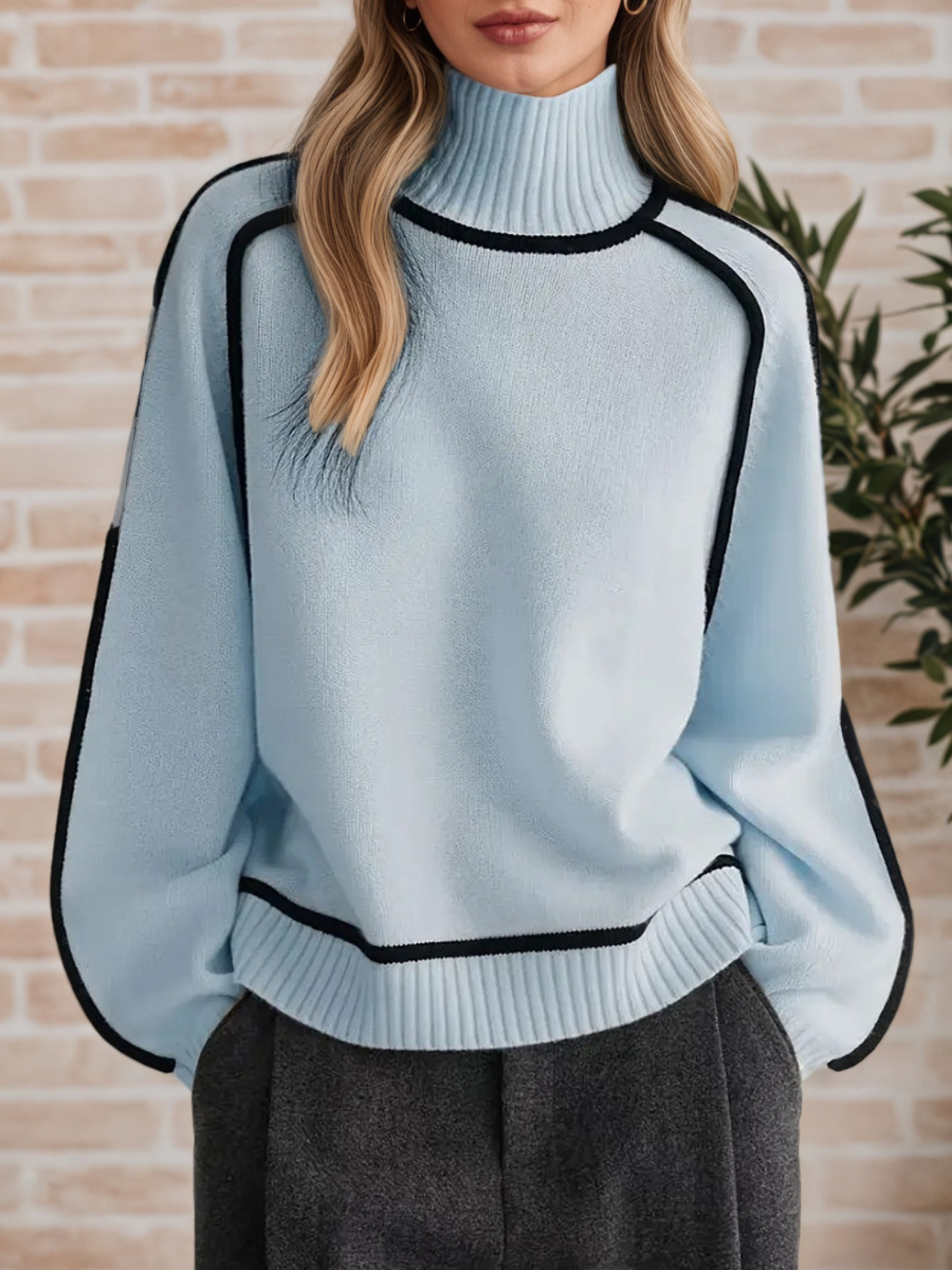 Donna | Elegantní svetr s vysokým límcem