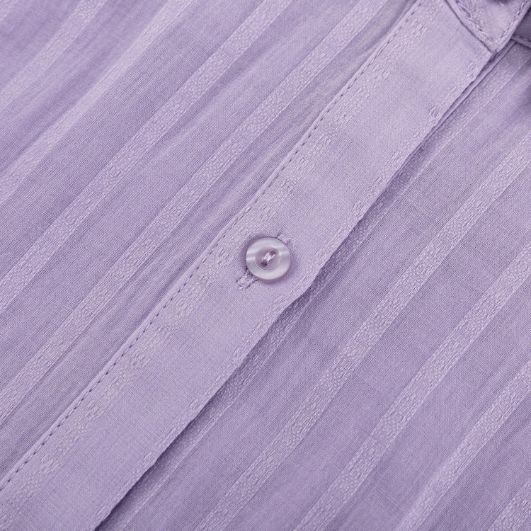 Viola - Set s knoflíkovanou košilí a vzdušnými šortkami