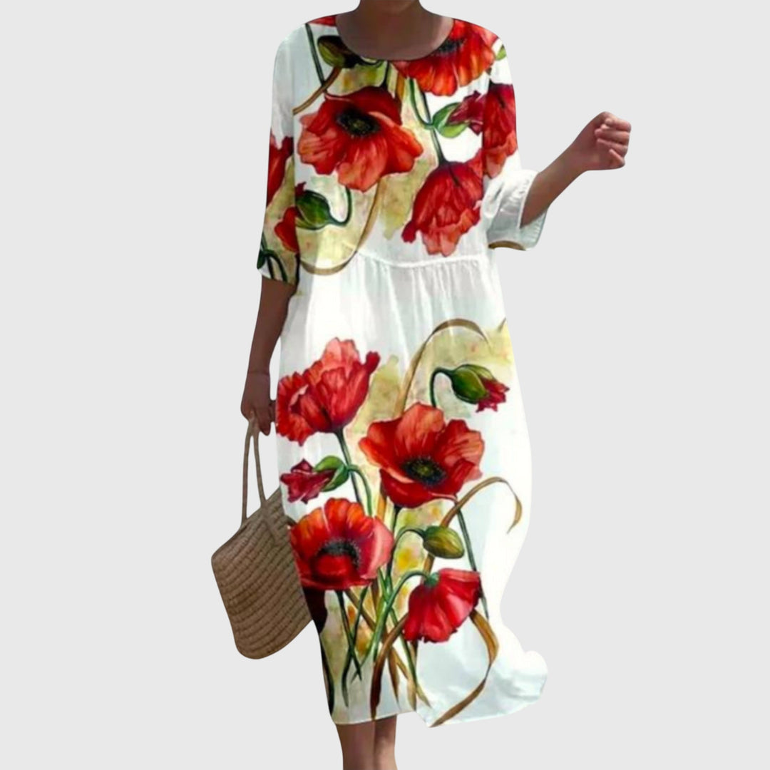 Hayley™ | Elegantní květinové maxi šaty