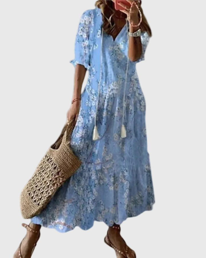 Amalia | Vintage boho letní maxi šaty