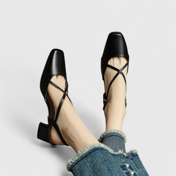 Evana - Elegantní sandály na podpatku
