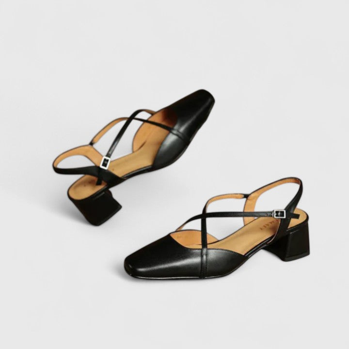 Evana - Elegantní sandály na podpatku