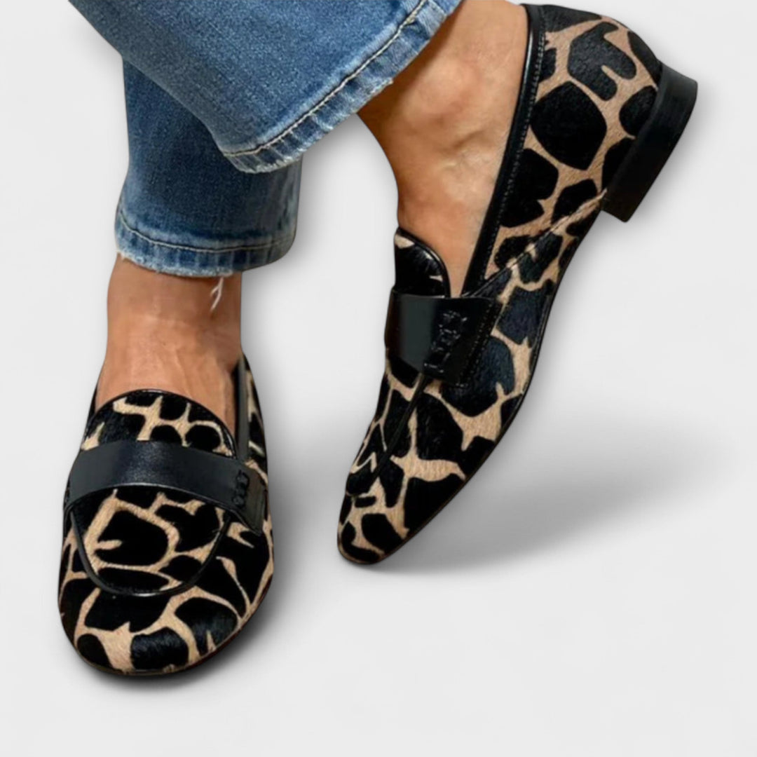 Léonie™ | Mokasín s leopardím vzorem