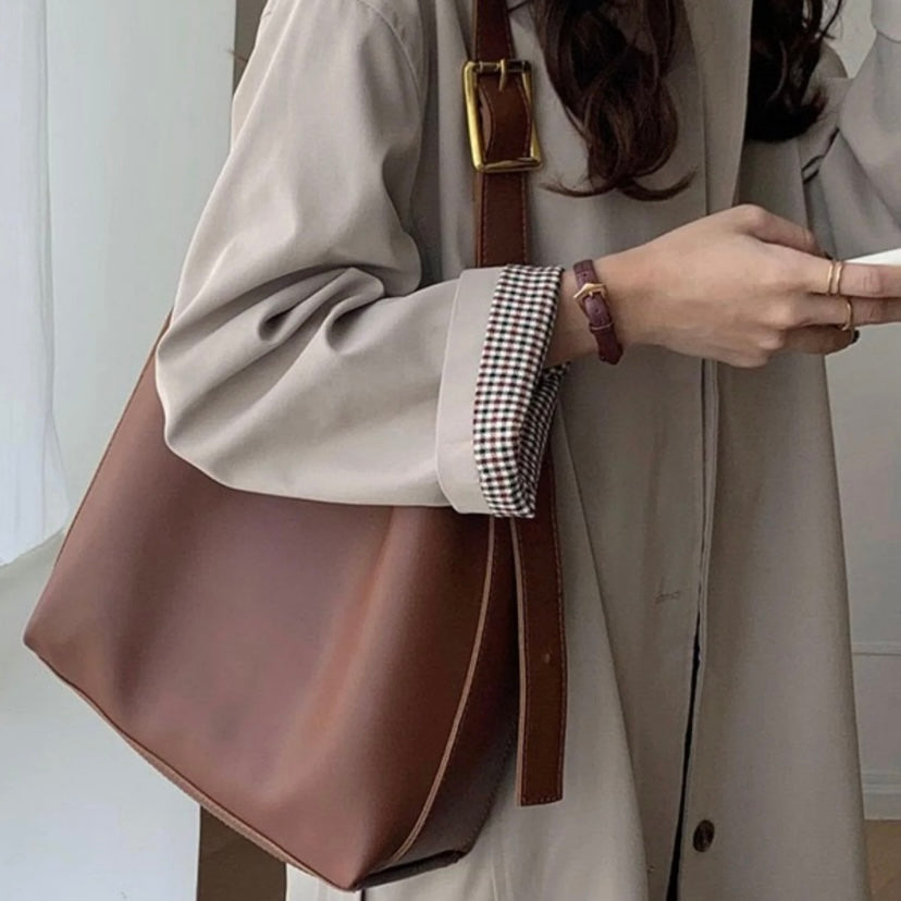 Stacy™ | Elegantní kožená kabelka