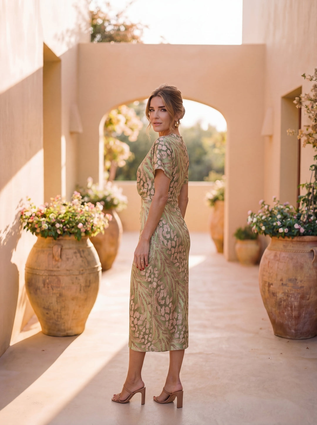 Antonella | Elegantní šaty z lehké a splývavé látky