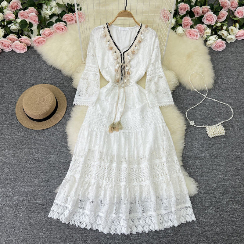 Amary - Boho krajkové šaty