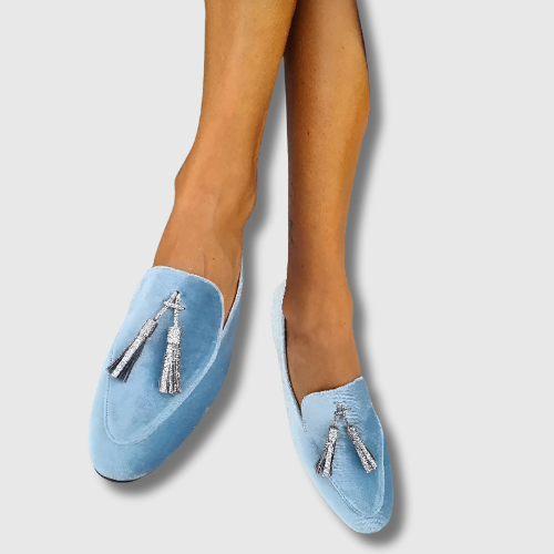 Chloé™ | Stylové mokasíny ze semiše