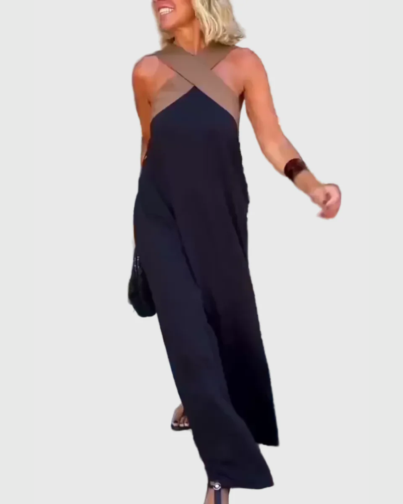 Elena | Elegantní splývavé maxi šaty