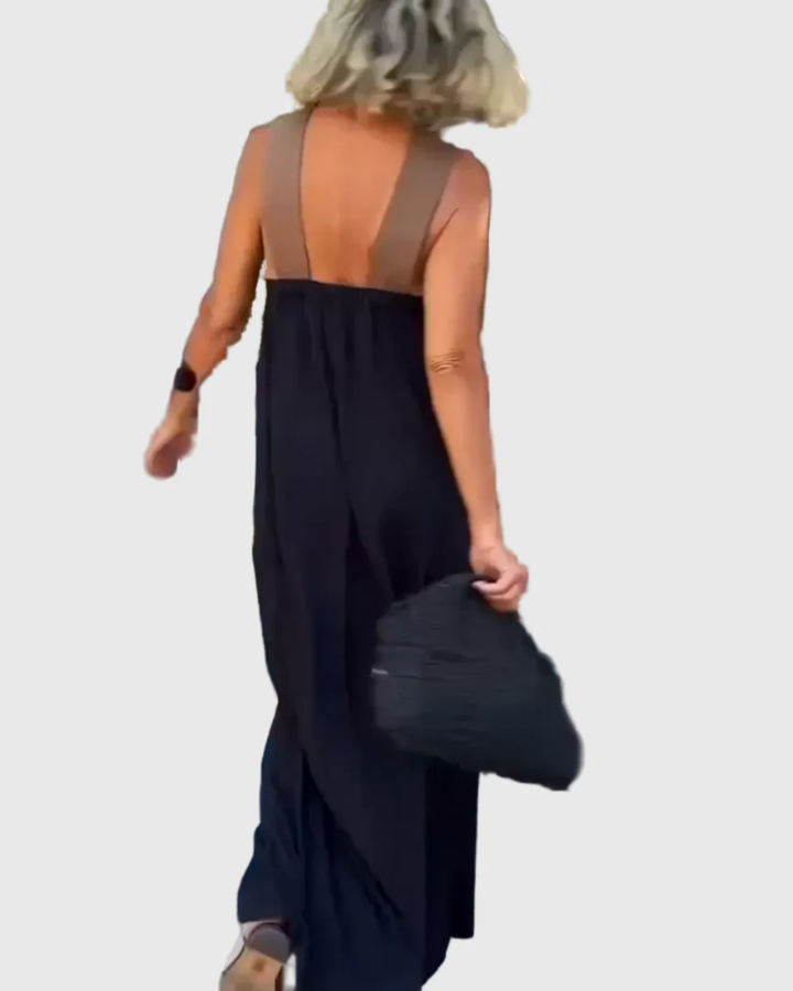 Elena | Elegantní splývavé maxi šaty