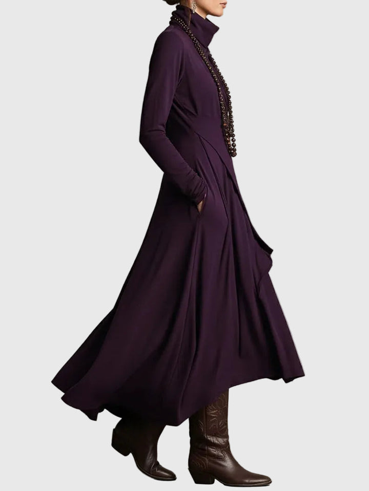 Violet | Plisované maxi šaty
