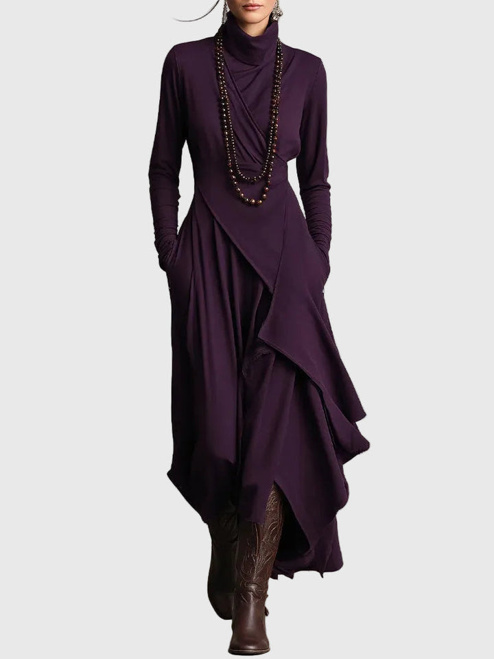 Violet | Plisované maxi šaty