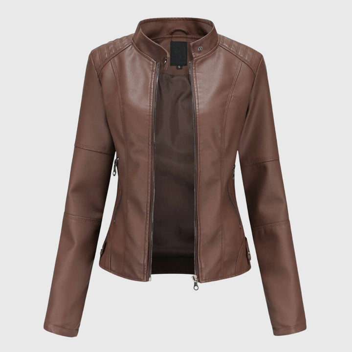 Giorgina™ - Elegantní kožený kabátek pro ženy