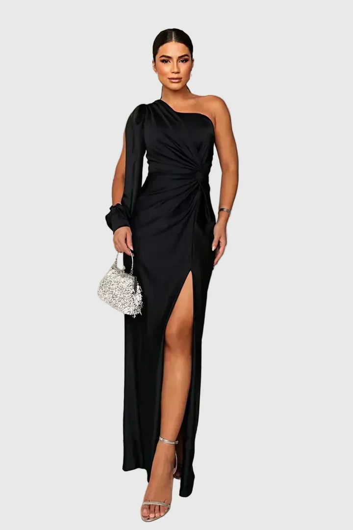 Melyssa | Elegantní splývavé maxi šaty na večer