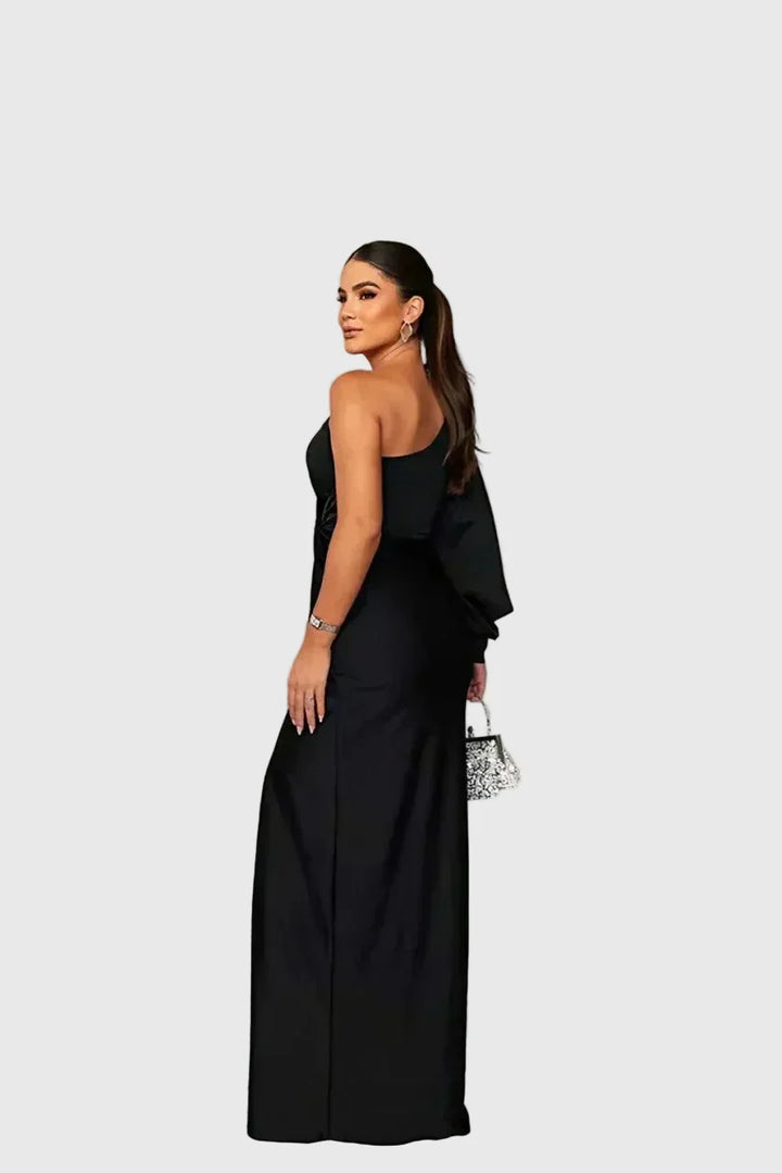 Melyssa | Elegantní splývavé maxi šaty na večer