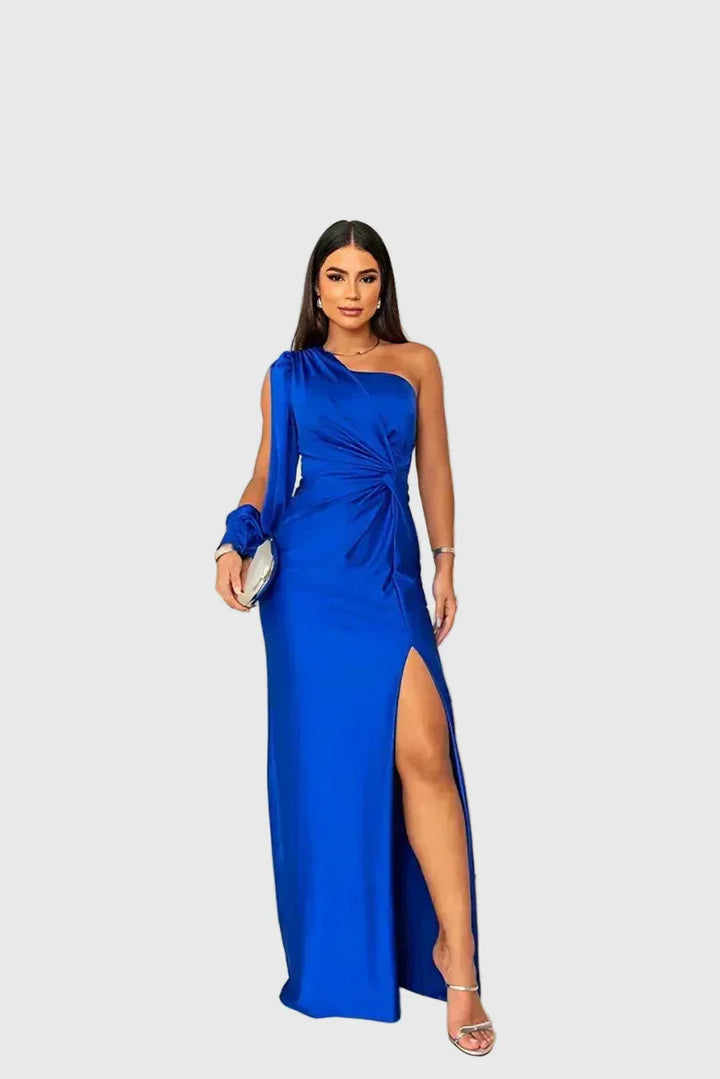 Melyssa | Elegantní splývavé maxi šaty na večer