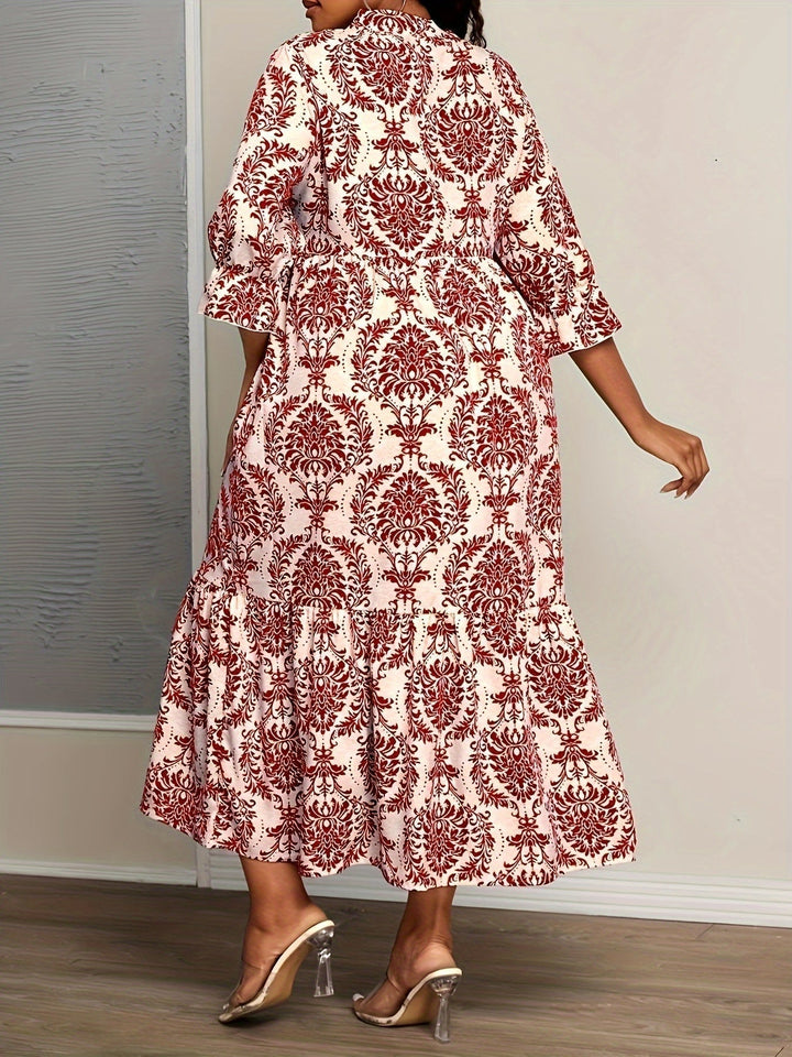 Molly - Boho šaty s mozaikovým vzorem