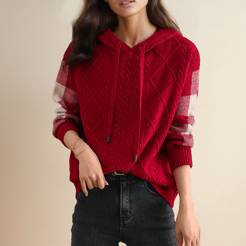 Emily | Copánkový svetr s kapucí