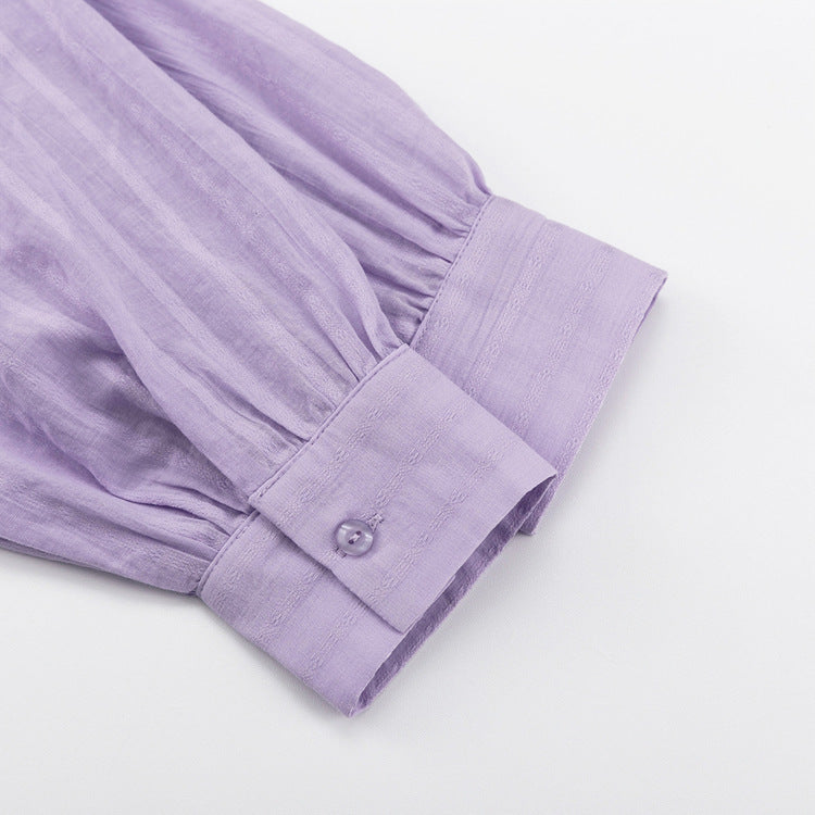Viola - Set s knoflíkovanou košilí a vzdušnými šortkami
