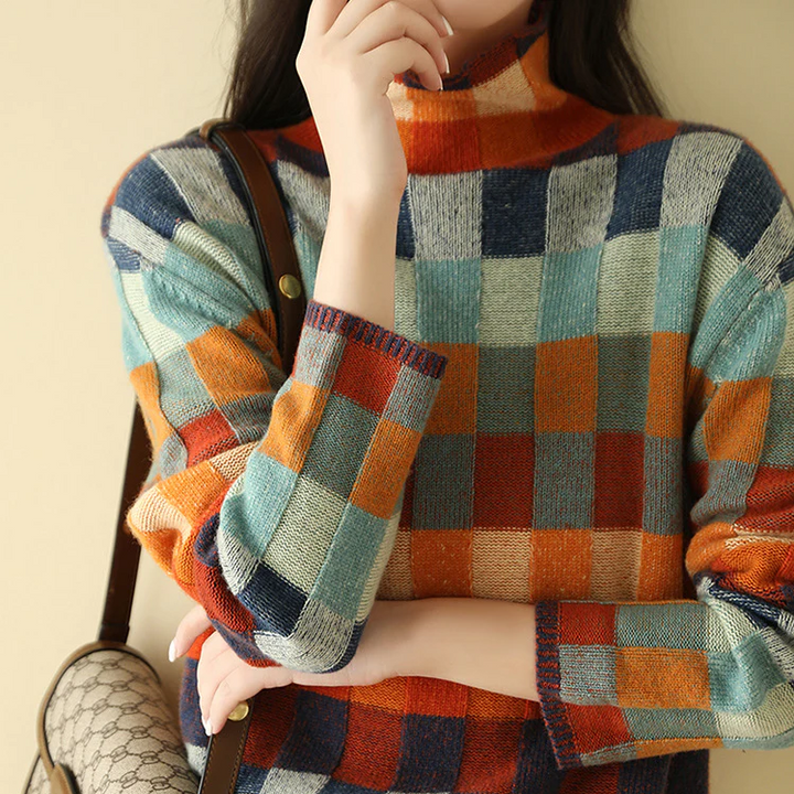 Françoise | Pohodlný svetr v retro stylu