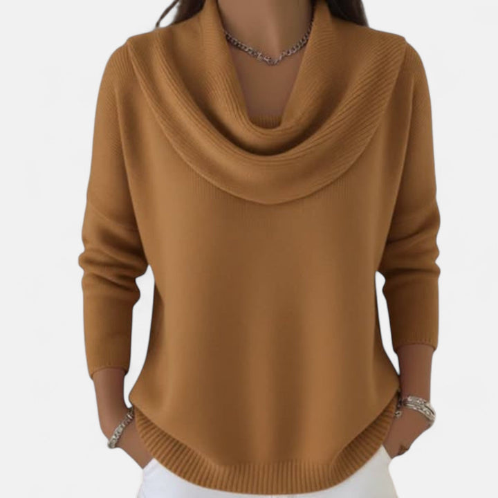 Elise - Elegantní drapovaný svetr