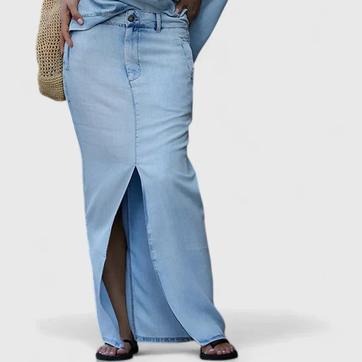 Averlynn | Elegantní komplet s maxi sukní